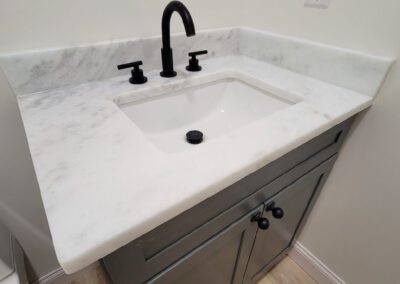 Palmetto Granite Design Bathroom Counter and Sink